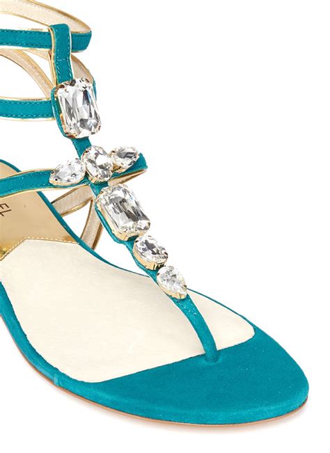 michael kors jayden jewelled suede sandals|Michael Kors Jeweled Sandals: Shop Jeweled Sandals .